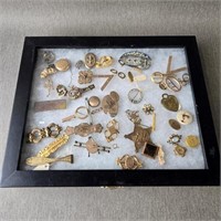 Collection of 1930's Era Costume Jewelry Pins