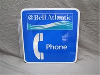 Vintage Bell Atlantic 2-Sided Telephone Sign