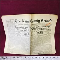 1940 Sussex NB Kings County Newspaper
