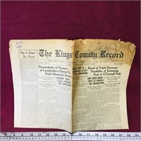 Aug. 1939 Sussex NB Kings County Newspaper
