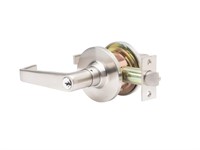 R6172  Global Door Controls Locket Lever, Satin Ch