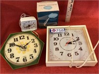 Vintage Sunbeam clocks