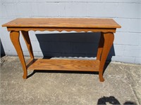 Sofa Table - Wood - Measures 48x14x30"