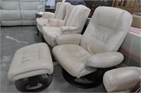 Lane Swivel Recliner w/ Ottoman (1 of 2)