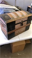 Beautiful vintage trunks with awesome embossing