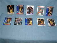 Collection of vintage LA Lakers all star basketbal