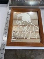 etched small mirror