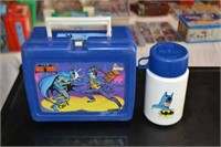 1982 Batman Plastic Lunch Box w/ Thermos