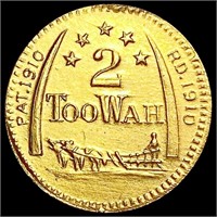 (c. 1945) Alaskan Gold 2 TooWah Gilt-Copper UNC