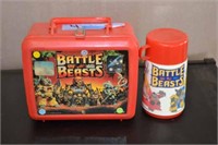 1986 Transformers Beast Battles Plastic Lunch Box