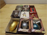 Christmas ornaments lot.