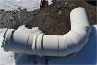 10" Gated Pipe Elbow
