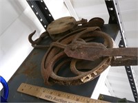 Two Antique Pulleys