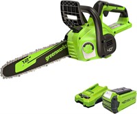 Greenworks 40V 12 Cordless Compact Chainsaw