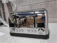 (U) Toaster 4 Slice, Bagel Stainless Toaster with