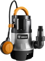 (N) DEKO Sump Pump 1HP 3302GPH 750W Submersible Cl