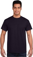 (N) 6 Gildan Heavy CottonTM Adult T-Shirt Blackber