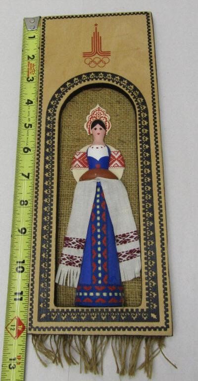 Russia Olympic Prague Doll Dressed in Native
