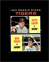 1971 Topps #39 Detroit Tigers RS VG to VG-EX+