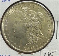 1921  Morgan Silver Dollar MS
