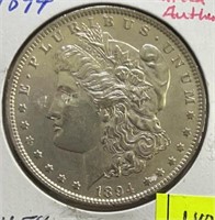 1894  Morgan Silver Dollar AU