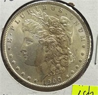 1900  Morgan Silver Dollar  UNC