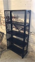 Metal shelf black