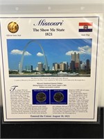 Missouri Quarter & Stamp Collection