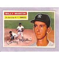 1956 Topps Crease Free Billy Martin Hof