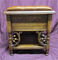 Antique stick & ball style footstool.