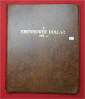 1971-1978 Eisenhower Dollars in Album