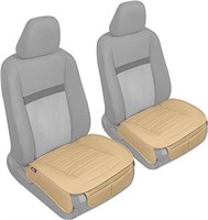 Motor Trend Pu Leather Seat Cushion/Beige