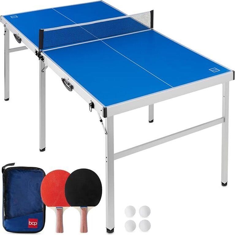 Best Choice  6x3ft Portable Ping Pong Tabe