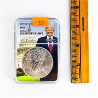 2020 Eagle S$1 MS 70 President Trump Coin