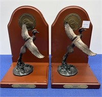 Pair of Duck Bookends or Wall Hanging