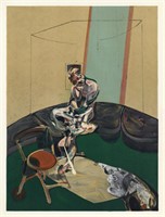 Francis Bacon lithograph "George Dyer Fixing the C