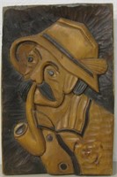 Germany 3-D Wood Carving - 7.5" x 11"