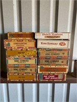 Antique cigar boxes