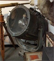 "Francis Searchlight Co." bronze searchlight