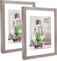 2 Pack 11x14 Picture Frame with Removable Mat
