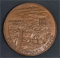 1968 GRENOBLE WINTER OLYMPICS PARTICIPATION MEDAL