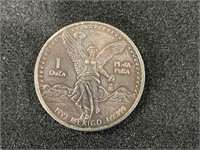 1993 MEXICAN LIBERTAD 1 OZ .999 SILVER