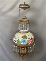 Antique Hanging Floral Light