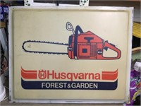 Husqvarna Chainsaw Sign
