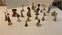 Assorted metal collectible bells