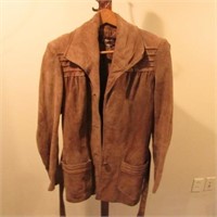 Vintage Ladies Leather Suede Jacket