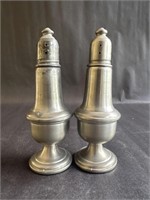 Empire Pewter Weighted Salt and Pepper Shaker Set