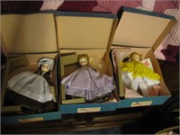 Lot of 3 Beautiful Vintage Madame Alexander Dolls