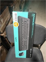 Logitech -keyboard and with mouse