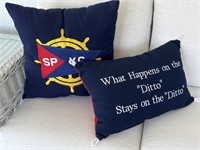 Yacht Club Pillows Nautical